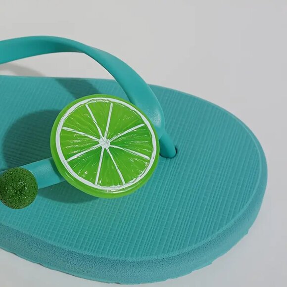 Women’s EVA Flip-Flops – Fruit & Floral Print, Lightweight Beach Slides - Picture 10 of 10